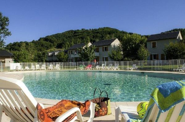 Saint Geniez D'Olt Jolie T2 Amenagee Et Equipee Village Goelia 2 Piscines Chauffees Exterior photo